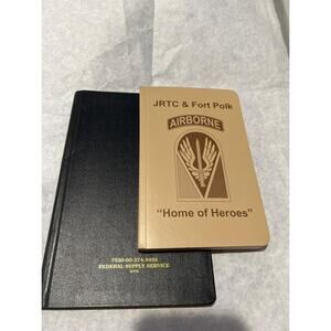 US Army JRTC Fort Polk Airborne Rite in the Rain Notebook Lot GI Issue